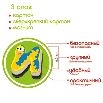 Набір магнітів Magdum Алфавіт (ML4031-36 EN) - Pampik - 4