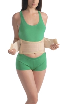 Корсет пояснично-крестцовый MedTextile 25 см, облегченный, р.L/XL, бежевый - Pampik - 3