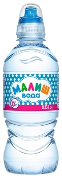 Дитяча вода Малюк спорт-лок, 0,33 л - Pampik