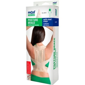 Коректор постави MedTextile, еластичний з ребрами жорсткості, р.M, бежевий - Pampik