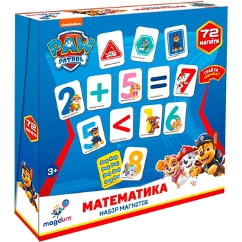 Набір магнітів Magdum Щенячий патруль Математика (ML4034-11) - Pampik