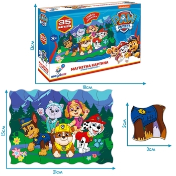 Набор магнитов Magdum Щенячий патруль Мчим на помощь (ML4034-33) - Pampik - 2