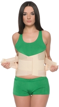 Корсет лікувально-профілактичний MedTextile, еластичний, р.XXXXL, бежевий - Pampik - 4