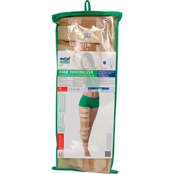 Бандаж на коленный сустав MedTextile, с ребрами жесткости, р.XL/ХXL, бежевый - Pampik