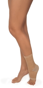 Бандаж на голеностопный сустав MedTextile, эластичный, р.M, бежевый - Pampik - 3