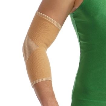 Бандаж на локтевой сустав MedTextile, эластичный, р.XL, бежевый - Pampik - 2
