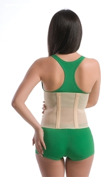 Бандаж лікувально-профілактичний MedTextile, еластичний, р.M, бежевий - Pampik - 2