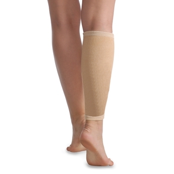 Бандаж для поддержки голени MedTextile, эластичный, р.S, бежевый - Pampik - 2