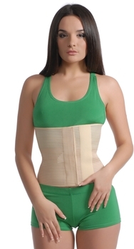 Бандаж лікувально-профілактичний MedTextile, р.M, бежевий - Pampik - 3