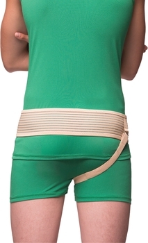 Бандаж для пахової грижі MedTextile, р. XS/S, бежевий - Pampik - 3