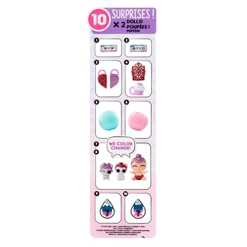 Игровой набор с куклой L.O.L. Surprise! Color change Me&My Сестричка и питомец, в ассортименте (580768) - Pampik - 4