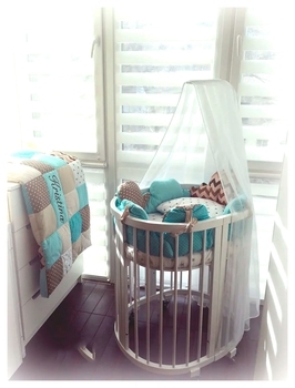 Балдахін IngVart для дерев'яного держателя Білий №1 (2100031000005) - Pampik - 2