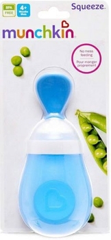 Ложка для першого прикорму Munchkin Squeeze, блакитний (012398.01) - Pampik - 2