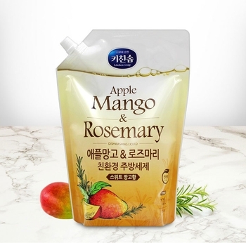 Моющее средство для посуды Mukunghwa Applemango & Rosemary Dishwashing Detergent, 1.2 л - Pampik - 4