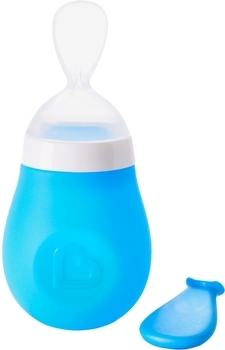 Ложка для першого прикорму Munchkin Squeeze, блакитний (012398.01) - Pampik