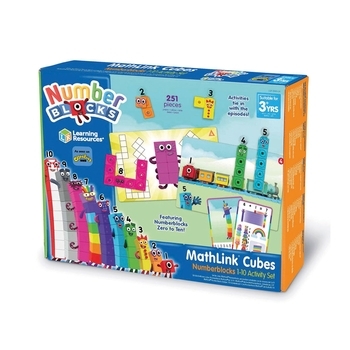 Навчальний ігровий набір Learning Resources Numberblocks Вчимося рахувати Mathlink® Cubes (LSP0949-UK) - Pampik