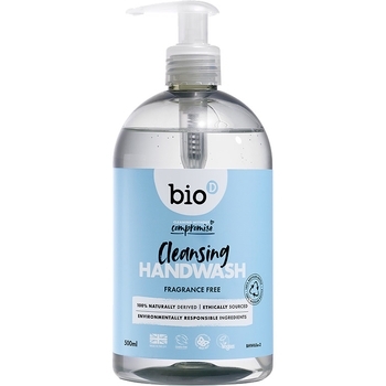 Рідке мило, що дезінфікує Bio-D Sanitising Hand Wash Fragrance Free, без запаху, 500 мл - Pampik
