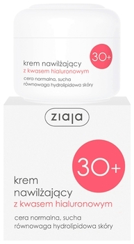 Зволожуючий крем Ziaja З гіалуроновою кислотою 30+, 50 мл - Pampik