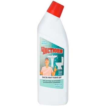 Засіб по догляду за унітазами Чистюня Морська Свіжість, 1 л - Pampik