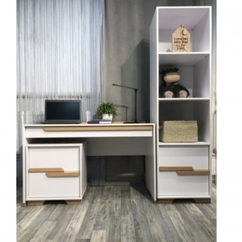 Пенал Верес 450 Сиэтл, бело-буковый (38.43.2.15) - Pampik - 5