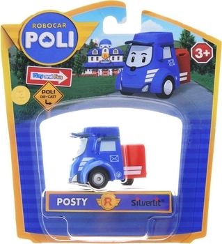 Машинка Robocar Poli почта Пости, металл, 6 см (83178) - Pampik - 5