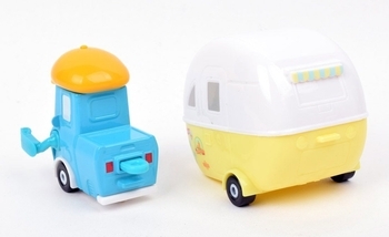 Машинка Robocar Poli Кемп, з причепом, металевий (83405) - Pampik - 4