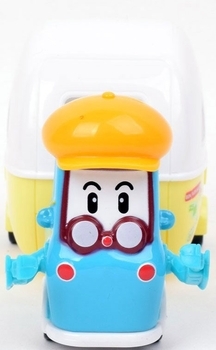 Машинка Robocar Poli Кемп, з причепом, металевий (83405) - Pampik - 3