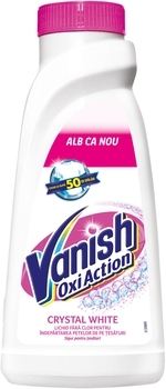 Пятновыводитель для белых вещей Vanish Oxi Action white, 450 мл - Pampik