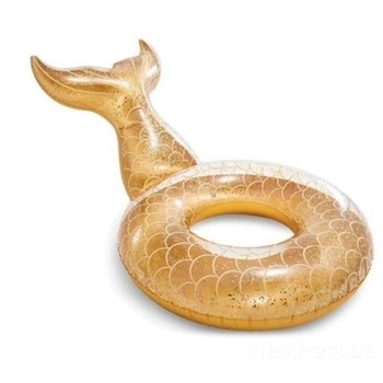 Надувне коло Intex Русалка, золотий (56258) - Pampik - 3