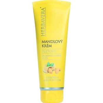 Крем для рук Herbavera мигдальний з маслом жожоба, 120 мл - Pampik