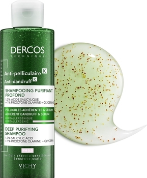 Шампунь-скраб Vichy Dercos, для глубокого очищения кожи головы и волос, 250 мл - Pampik - 5