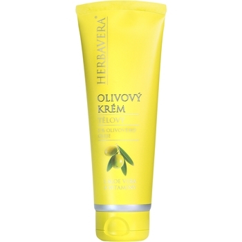 Крем для рук Herbavera оливковый с алоэ и витамином А и Е, 120 мл - Pampik