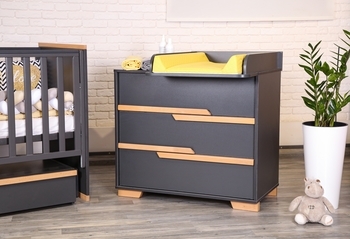 Комод Верес 900 Сиэтл, темно-серый (33.2.37.2.16) - Pampik - 12