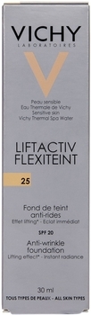 Тональний засіб проти зморшок Vichy Liftactiv Flexilift, відтінок 25 тілесний, 30 мл - Pampik - 4