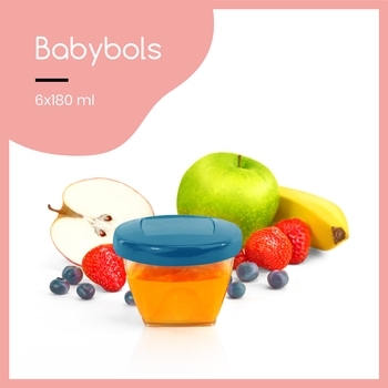 Набор контейнеров для еды Babymoov Babybols, 180 мл, 6 шт. (A004308) - Pampik - 6