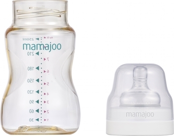 Пляшка для годування Mamajoo Gold М, 6+ міс., 250 мл (MMJ1004) - Pampik - 2