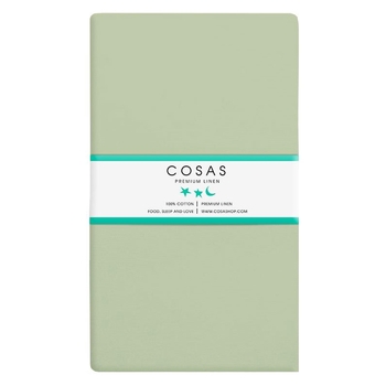 Простирадло на гумці Cosas Ranfors Olive дитяче 60х120х12 см - Pampik - 2