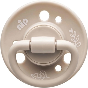 Круглая пустышка Nip Вишенка Зеленая серия, 6+, голубой с белым, 2 шт. (91013) - Pampik - 3