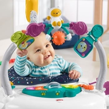 Прыгунки-игровой центр Fisher-Price Приключения в космосе (HBG73) - Pampik - 7