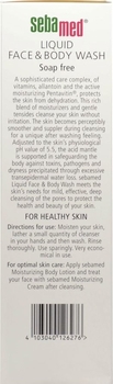 Емульсія для душу для обличчя і тіла Sebamed Liquid Face & Body Wash, 200 мл - Pampik - 4