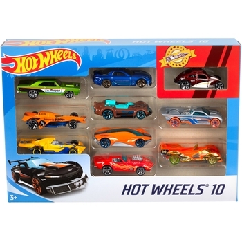 Набір базових машинок Hot Wheels, 10 шт. (54886) - Pampik