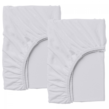 Набір простирадлом на резинці Cosas Grey 140х200х20 см 2 шт. - Pampik