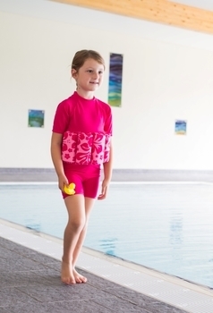 Купальник-поплавок Konfidence Floatsuits, 1-2 роки, рожевий (FS05-B-02) - Pampik - 2