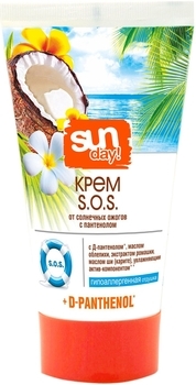 Крем от солнечных ожогов Sun Day S.O.S. с пантенолом, 150 мл - Pampik - 2