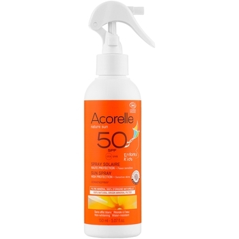 Спрей солнцезащитный для детей Acorelle SPF 50, органический, 150 мл - Pampik
