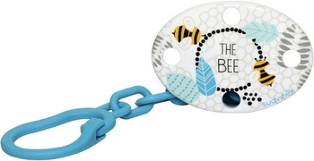 Клипса для пустышки Suavinex Крылатые истории Пчелки, голубый (304962) - Pampik