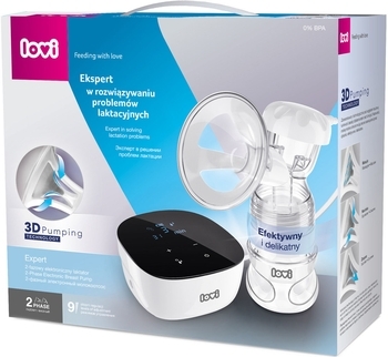 Двофазний електричний молоковідсмоктувач Lovi Expert 3D Pumping (50/000exp) - Pampik - 4