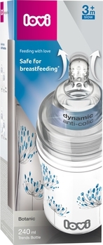 Бутылочка для кормления Lovi Trends Botanic, 240 мл (21/584) - Pampik - 2