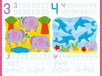 Перші багаторазові прописи. Математика (F00028974) - Pampik - 3