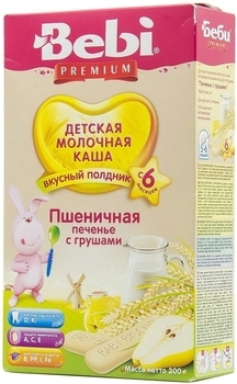 Молочна каша для полудня Bebi пшенична Печиво з грушами, 200 г - Pampik - 9